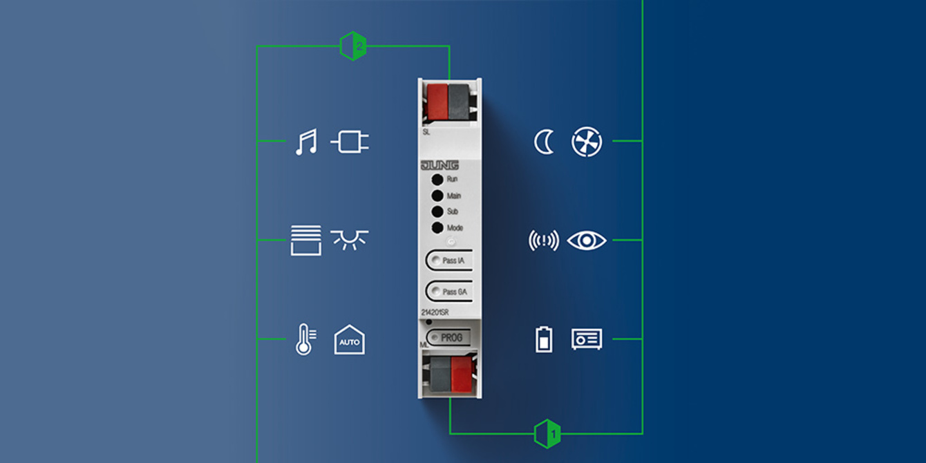 KNX Bereichs- und Linienkoppler bei Main-Kinzig-Photovoltaik GmbH in Erlensee